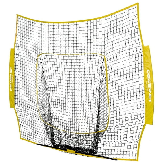 PowerNet Baseball Softball 7x7 Net Replacement, Durable Baseball Nets for Batting & Pitching, Heavy Duty Knotless Baseball Training Net Replacement, Team Color Nets, NET ONLY
