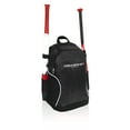 thumbnail image 1 of PowerNet Baseball Softball Backpack M - BLACK, 1 of 5