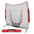 thumbnail image 1 of PowerNet Baseball and Softball Practice Net 7 x 7 with Bow Frame  Carry Bag by Jupiter Gear, 1 of 7