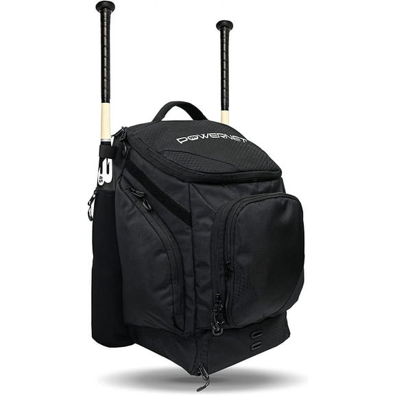 PowerNet Bucket Bag Baseball Coach Bag with Wheels, Carry Case for Launch F-lite Pitching Machine, Holds Two 6 Gallon Bucket of Baseballs & Softballs