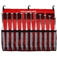thumbnail image 1 of PowerNet Hanging Bat Bag Caddy for Baseball and Softball Teams, Baseball Bat Team Bag Dugout Organizer, Holds 12 Hanging Bats on Fence, 1 of 5