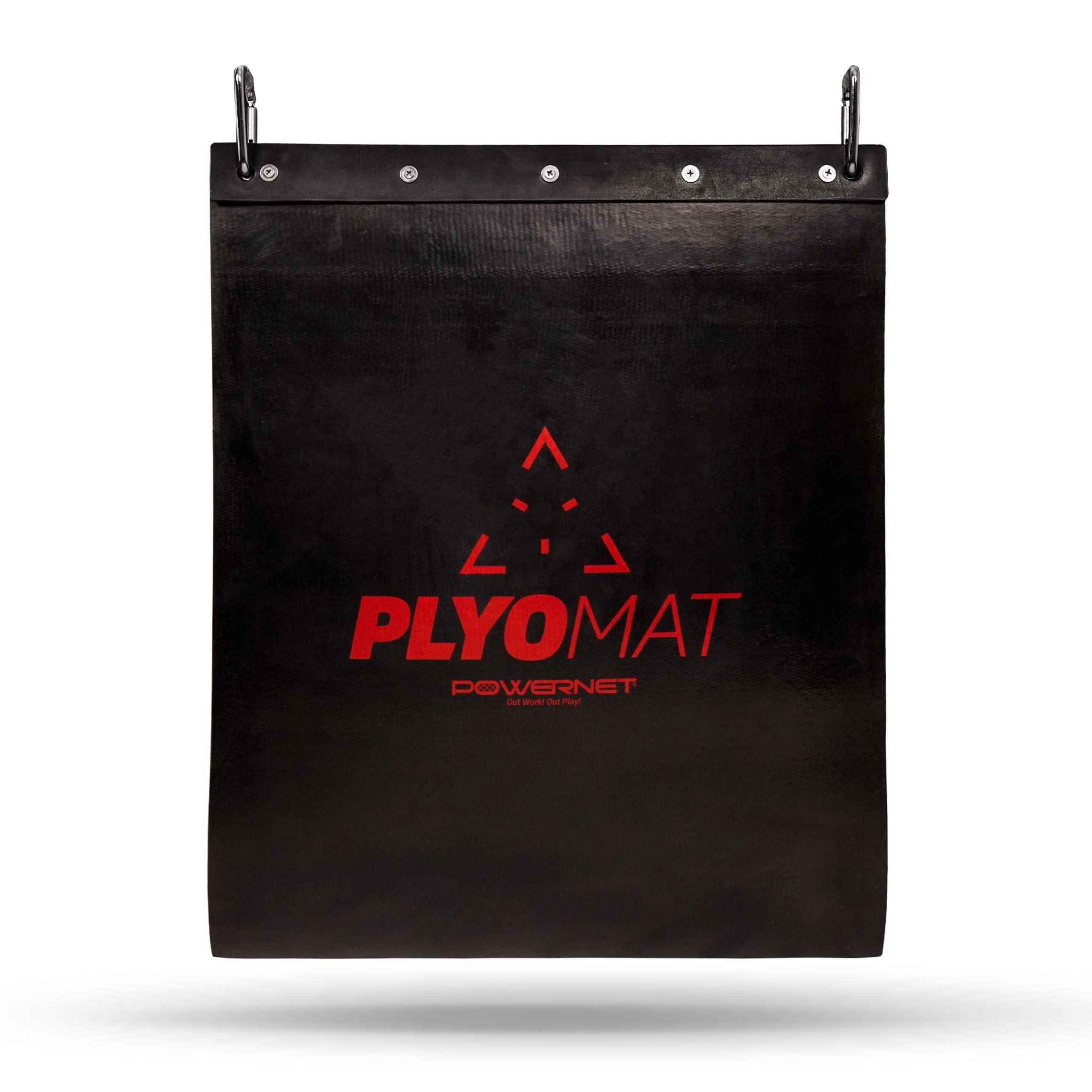 PowerNet Hanging Plyo Mat, Softball Baseball Training Equipment, Portable Backstop for Weighted Plyometric Training Balls, Baseball Throwing Pitching Trainer