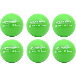 PowerNet Heavy Weighted Training Ball 6 Pack - 3.2 Inches