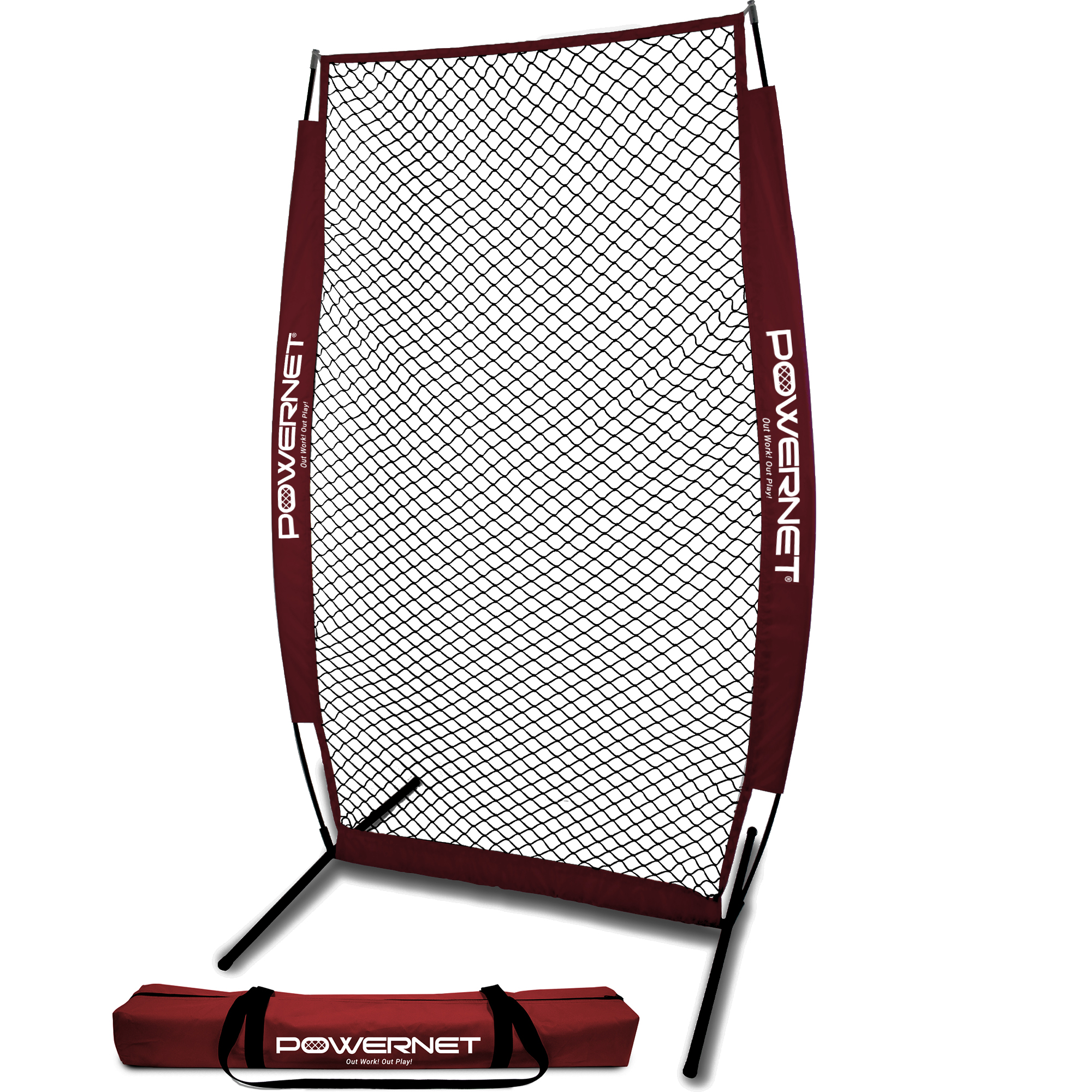PowerNet I-Screen Pitching Protection Net for Baseball Softball Batting Practice