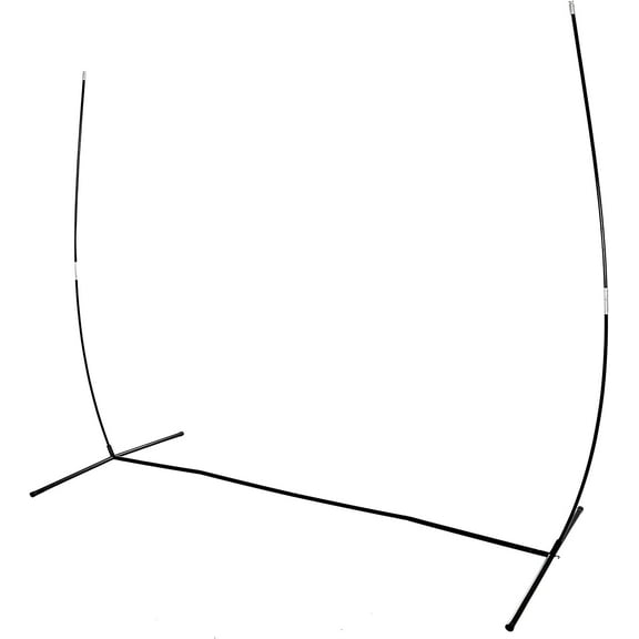 PowerNet Metal Frame for Baseball Softball Net, 7x7 Frame ONLY Replacement, Golf Practice Net Frame, Bow Style Frame with Fiberglass Poles, Fits PowerNet 7'x7' Training Nets