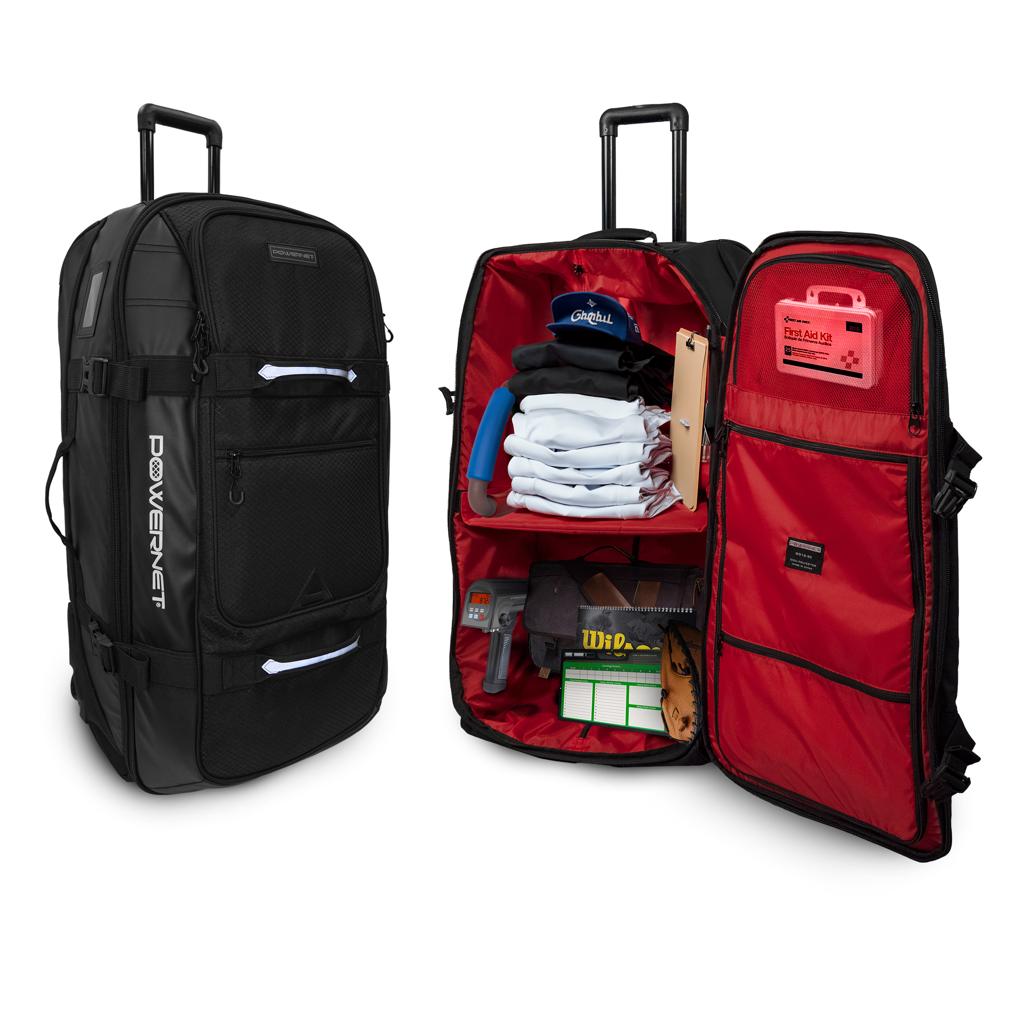 Wheeled Player Journey Rolling Travel Bag Large