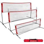 PowerNet Portable 10x3 Ft Net for Tennis Badminton Volleyball Pickellball 1050