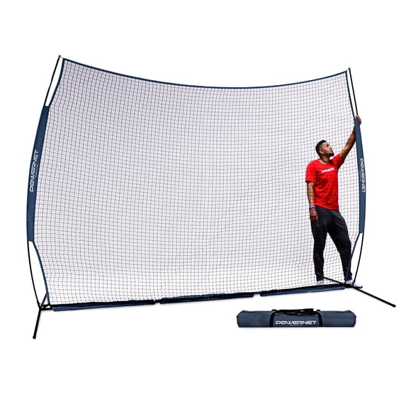 PowerNet Portable Barrier Net 12 ft x 9 ft | Safety Protective Screen