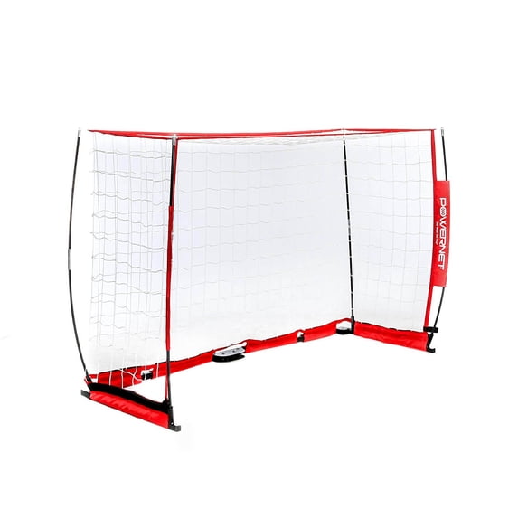 PowerNet 6x4 ft Portable Soccer Goal for Backyard Practice - Bow Style ...