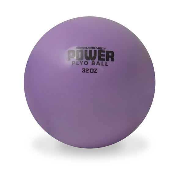 PowerNet Power Plyometric Training Ball | 32oz Weight | Sand-Filled | Increase Velocity | Color-Coded | Great for Baseball and Softball
