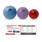 PowerNet Power Plyometrics Weighted Training Ball, Softball & Baseball Training Equipment, Weighted Baseballs to Increase Throwing Velocity