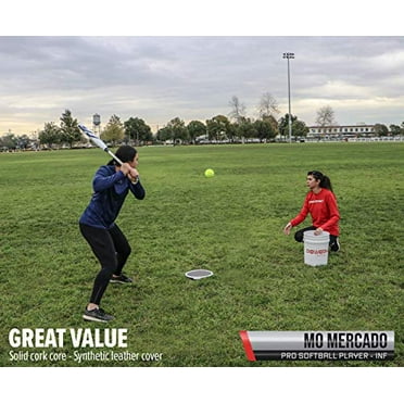 PowerNet Practice Baseballs 12-Pack - Regulation Size Training Balls For Batting & Pitching Practice