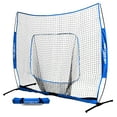 thumbnail image 1 of PowerNet Pro One Piece Softball Baseball Net, Portable Baseball Training Equipment, Hitting, Throwing & Pitching Net with Carrying Bag, 1 of 7