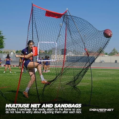 Sideline Trainer 7 x 4 FT Football Kicking Net Great for