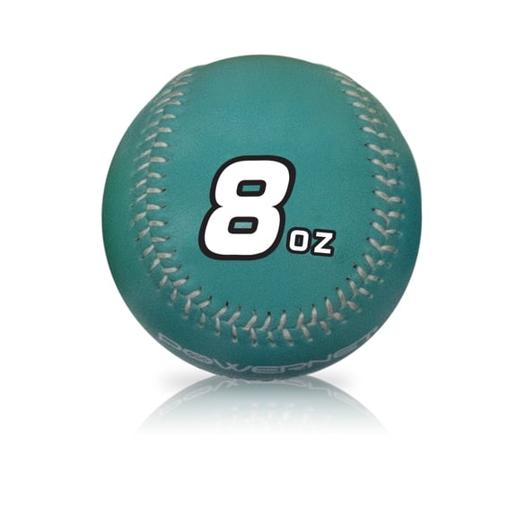 PowerNet Weighted Baseball, Baseball Training Equipment for Improving Throwing Velocity and Strength, Training Balls for Pitching & Throwing, Training Balls Sold Individually (8 oz)