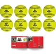 thumbnail image 1 of PowerNet Weighted Softballs, Official 12 Inch Size, 8 Different Weights Included, 4 to 12 oz, Under and Overload Training, 1 of 1