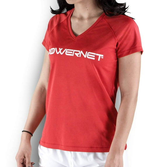 PowerNet Women's Performance Training Athletic T-Shirt Lightweight Short Sleeved