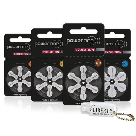 PowerOne Evolution Size 13 Hearing Aid Batteries