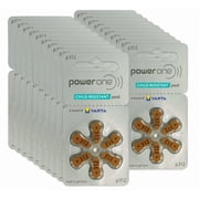 PowerOne Size 312 Hearing Aid Batteries 120