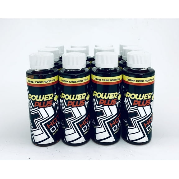 PowerPlus Hot Oil Additive Kart Racing/Midget Racing - Horsepower Booster - 4oz (12 PACK)