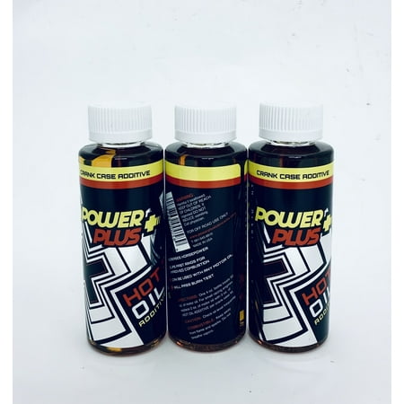 PowerPlus Hot Oil Additive Kart Racing/Midget Racing - Horsepower Booster - 4oz (3 PACK)