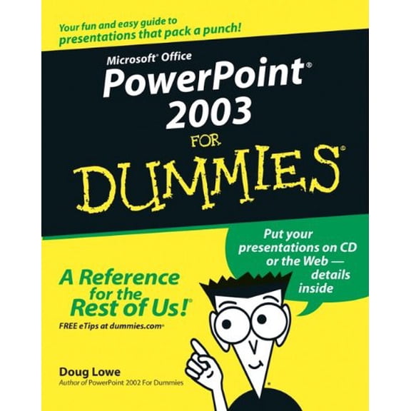 Pre-Owned PowerPoint 2003 for Dummies ( Paperback 9780764539084) by Doug Lowe