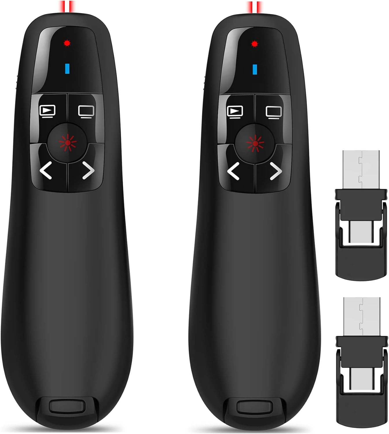PowerPoint Clicker Presentation Remote Pointer 2in1 USB Type C