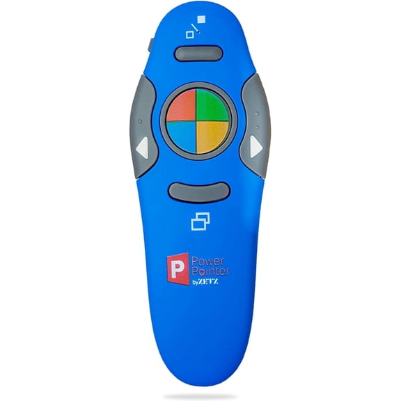 PowerPoint Presentation Clicker Blue