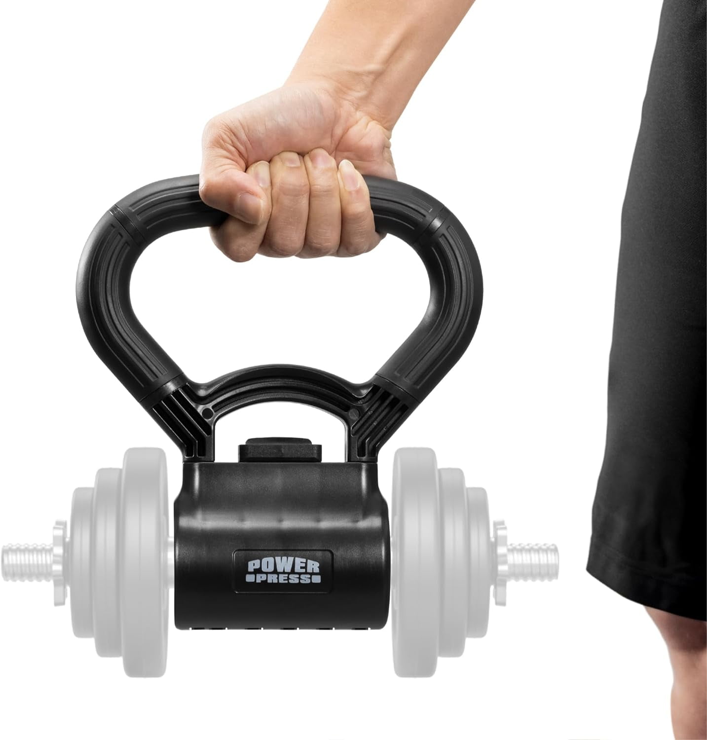 PowerPress Kettlebell Handle Converter for Dumbbell to Kettle Bell