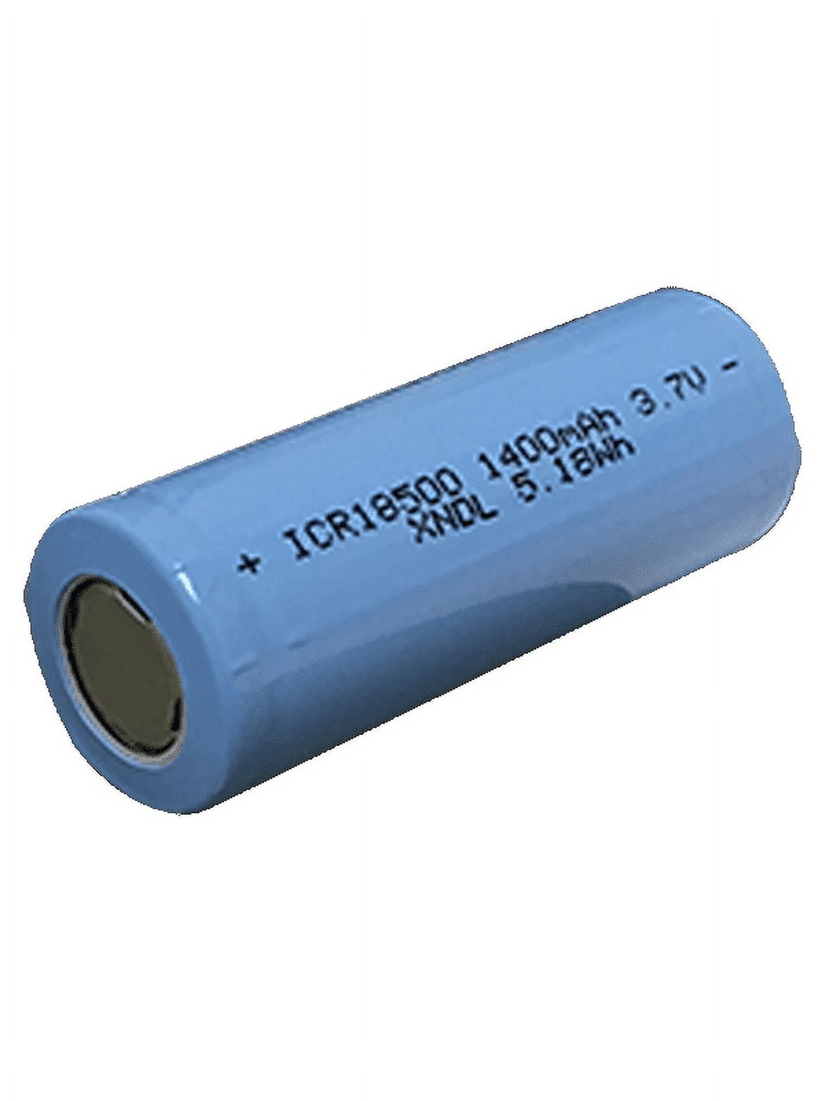 PowerPro 18500 3.7V Rechargeable Battery 1400mAh Flat Top
