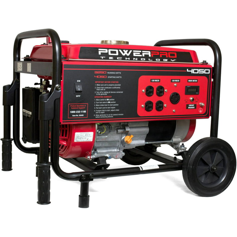 PowerPro 4050W 212cc 7-HP Gas-Powered Portable Generator with