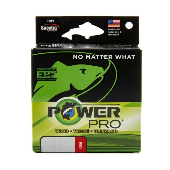 PowerPro Braided Fishing Line, 5Lb X 300Yd V Red,  [21100050300V]