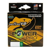 PowerPro Braided Fishing Line, Ppr Ssv2 30Lb 300Yd Mossgrn, [31500300300E]