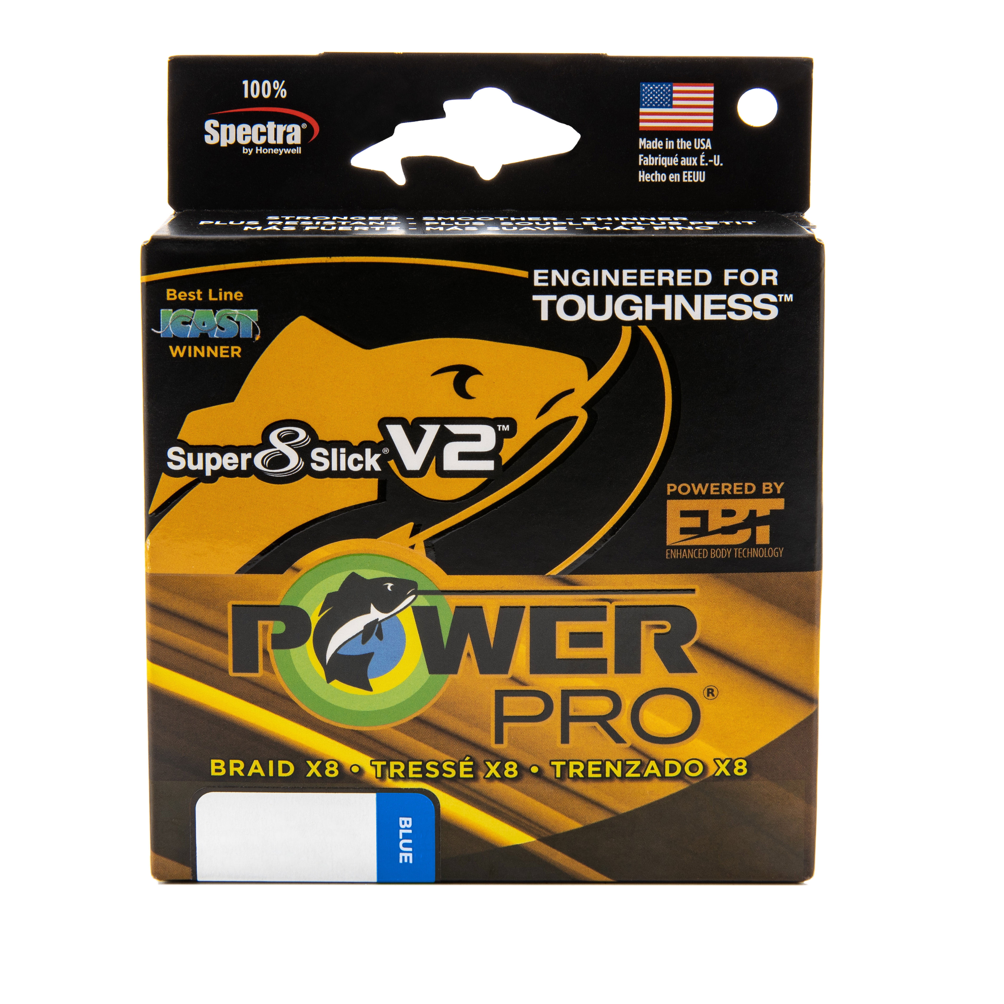 PowerPro Braided Fishing Line, Ppr Ssv2 8Lb 300Yd Aquagrn, [31500080300C] 