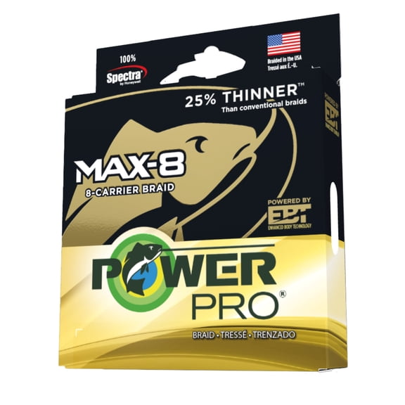 PowerPro Braided Fishing Line, max8 50lb x 3000yd wht,  [33800503000W]