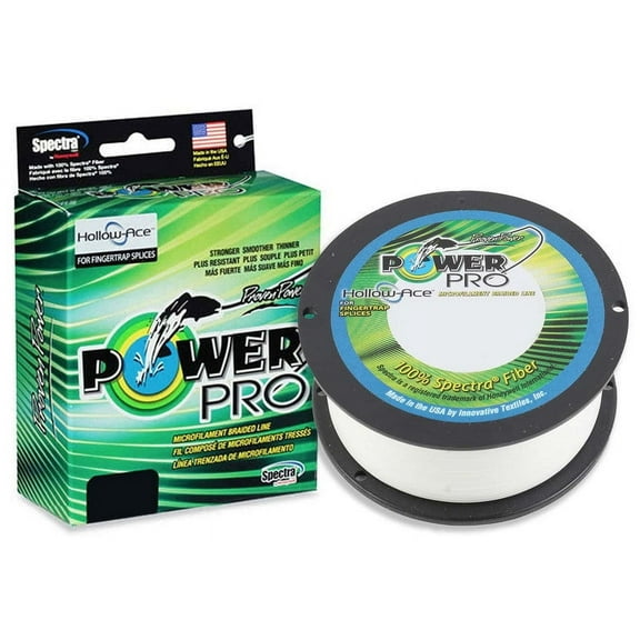 PowerPro Braided Fishing Line, pp holace 130lb x 500yd wht,  [21101300500HLW]