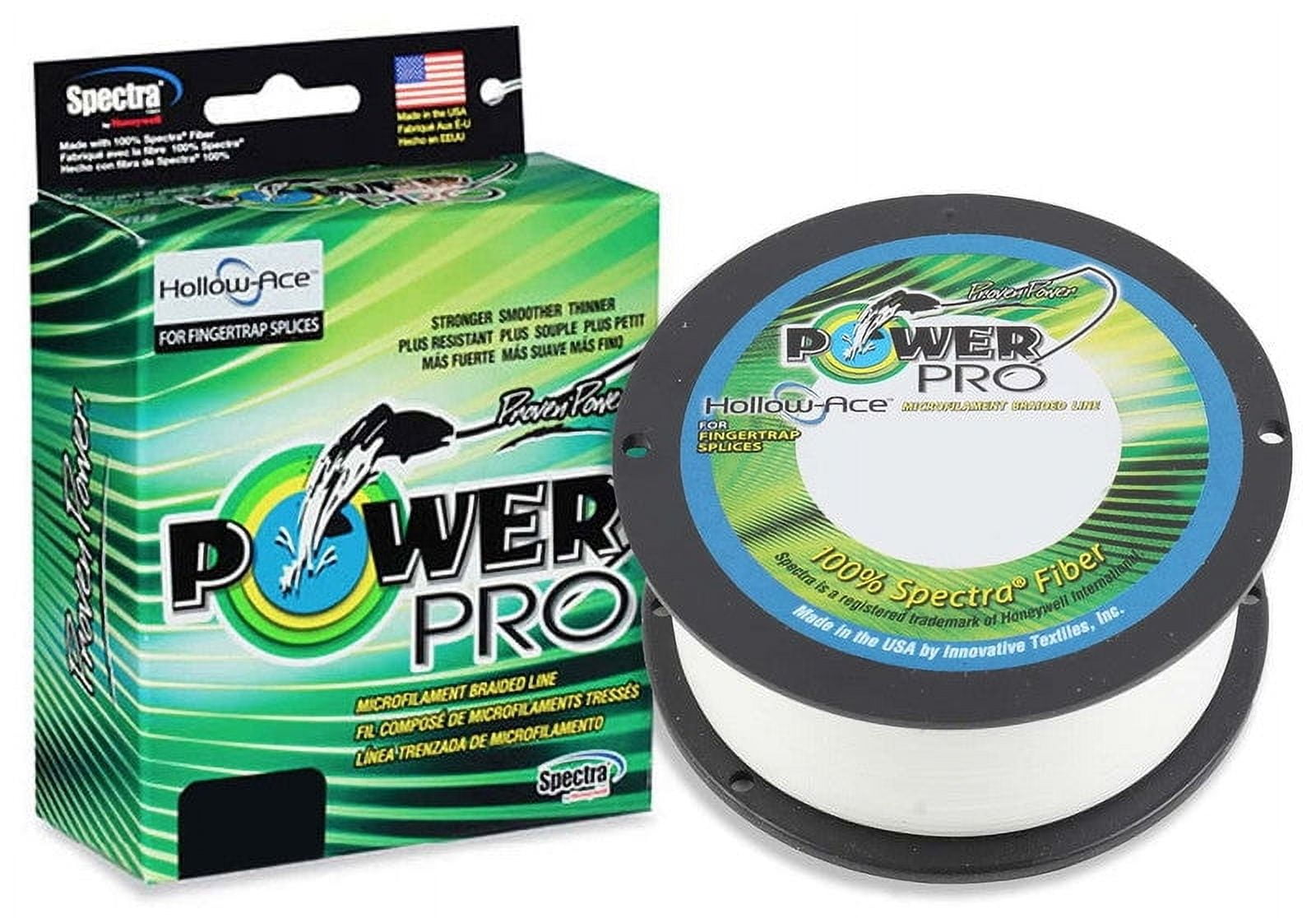 PowerPro Hollow Ace Fishing Line, 200lb, 500yd, White
