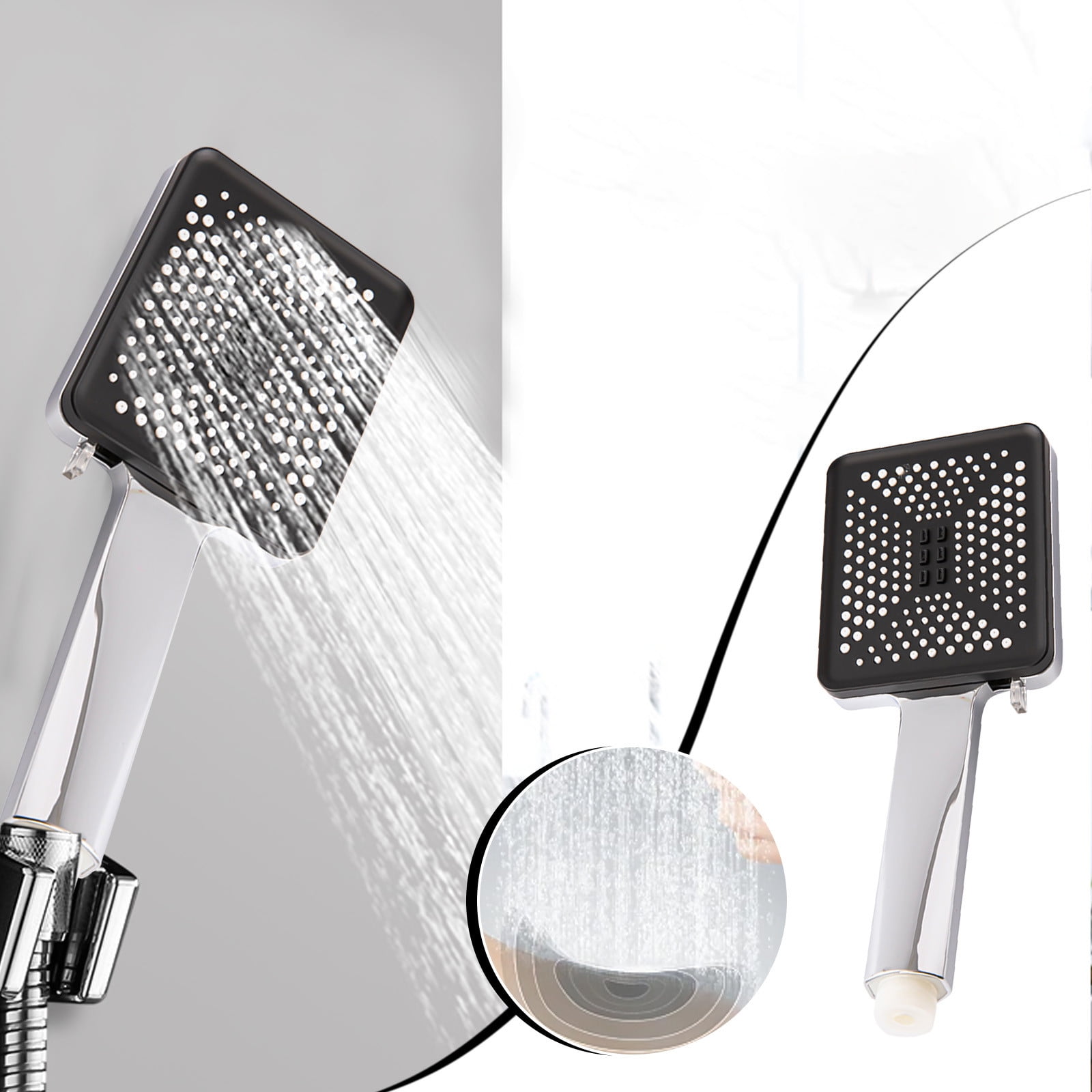 Vfedsrsge PowerPulse Massage Hand Held Shower Head Shower Head High