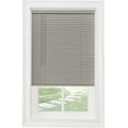 thumbnail image 1 of PowerSellerUSA 1" Slats Cordless Window Blinds, 72L x 31W Inches Solid Pattern Light Filtering Vinyl Indoor-Outside Ceiling Mount Mini Blind, Manual Cordless Rollup Window Privacy Blinds, Gray, 1 of 8