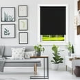 thumbnail image 1 of PowerSellerUSA 8-Gauge Thick Cordless Blackout Vinyl Roller Shades, Room Darkening Privacy Window Roller Solid Shades, Push-Pull Mini Blind, Anti-UV Window Coverings, 1 of 2