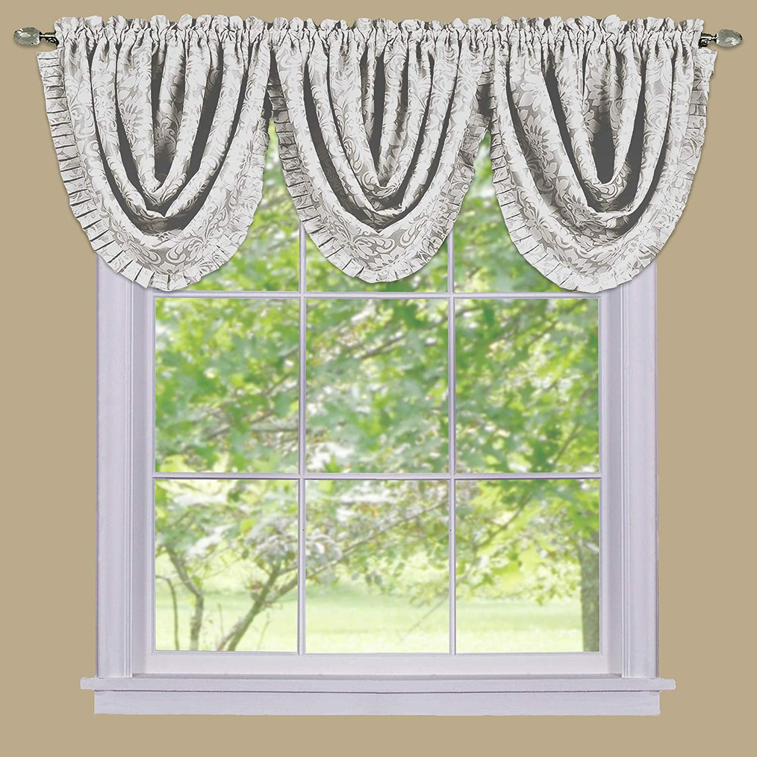 PowerSellerUSA Blackout Room Darkening Top Rod Pocket Window Curtain ...
