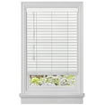 thumbnail image 1 of PowerSellerUSA Cordless Window Blinds, Privacy & Room Darkening 2" Slats Faux Wood Mini Blind, Anti-UV Window Treatment, White Plantation Blind, 46" Width x 64" Length, (Fits windows 23" - 74"), 1 of 9