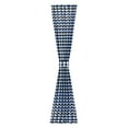 thumbnail image 1 of PowerSellerUSA French Door Curtain, Elegant Buffalo Plaid Curtains for Front Door, Classic Farmhouse Country Decor Plaid Gingham Checkered Design Door Curtains, 54" W x 72" L Single Panel, Navy, 1 of 7
