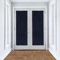 thumbnail image 1 of Woven Trends Two-Tone Window Curtain Tier Pair & Valance Set, Double Layer Small Window Curtains for Bathroom, Living Room, and Kitchen, 1 of 6