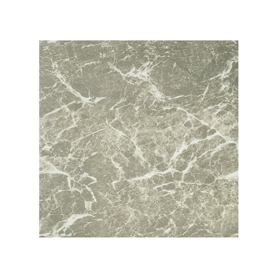 PowerSellerUSA Gray Marble Grey Vinyl Floor Tiles Self Stick Peel Flooring 12" x 12", 2-Pack (40 Pieces)