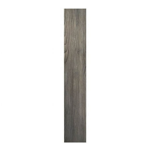 PowerSellerUSA Luxury Peel & Stick Semi-Gloss Wood Look 2.0mm Vinyl Floor Planks, Easy DIY Installation, Water Resistant, 6"x36", 5-Pack 50 Planks, Silver Spruce