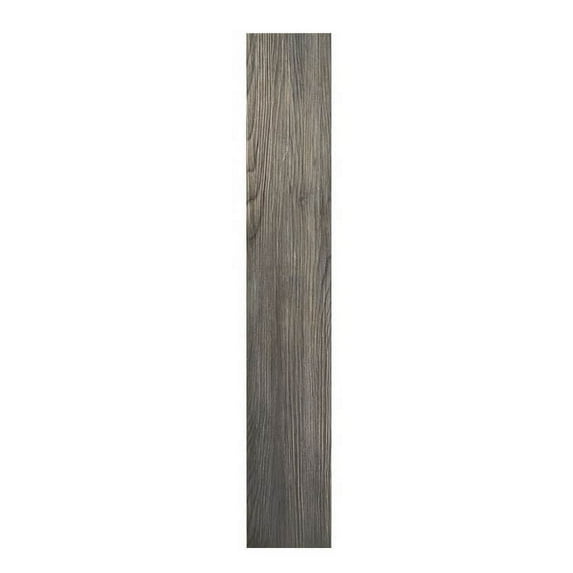 PowerSellerUSA Luxury Peel & Stick Semi-Gloss Wood Look 2.0mm Vinyl Floor Planks, Easy DIY Installation, Water Resistant, 6"x36", 5-Pack 50 Planks, Silver Spruce