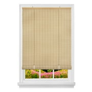 PowerSellerUSA Oval Cordless Blinds, Roll-Up Roller Shades for Windows and Doors, Light Filtering and Shades Privacy Window Treatment for Home - 30" (Width) x 7