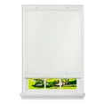 thumbnail image 1 of PowerSellerUSA Light Filtering Cordless Rollup Window Blinds, 72L x 30W Inches Oval Veranda Vinyl Roller Privacy Blind, Indoors-Outdoors Mount Simply Pull-Up from the Bottom Handrail, White, 1 of 8