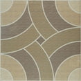 thumbnail image 1 of PowerSellerUSA Self-Stick Vinyl Modern Geometric Floor Tiles Ultra Durable 1.5mm Thick Tiles, 4-Pack/80 Square Ft., 12" x 12", Beige/Brown Swirls, 1 of 8